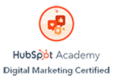 Verified HubSpot Digital Marketing certification held by J.Kol Designs, specializing in data-driven brand strategy and inbound marketing solutions for Rochester businesses.